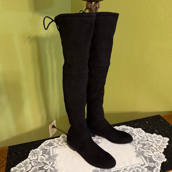 Stuart Weitzman Women's Black Over-the-Knee Boots - Picture 7 of 17